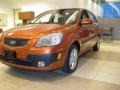 Sunset Orange 2009 Kia Rio Rio5 SX Hatchback