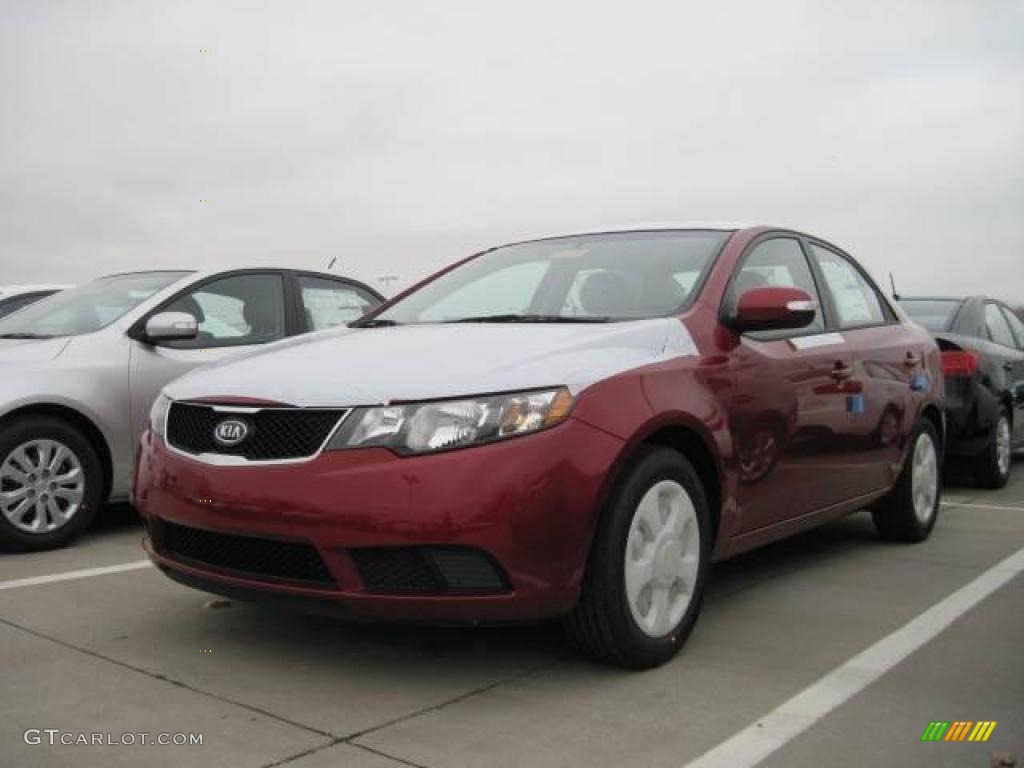 Spicy Red Kia Forte