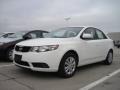 2010 Clear White Kia Forte EX  photo #1