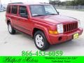 2006 Inferno Red Pearl Jeep Commander   photo #1