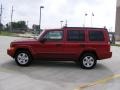 2006 Inferno Red Pearl Jeep Commander   photo #6