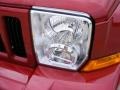 2006 Inferno Red Pearl Jeep Commander   photo #10