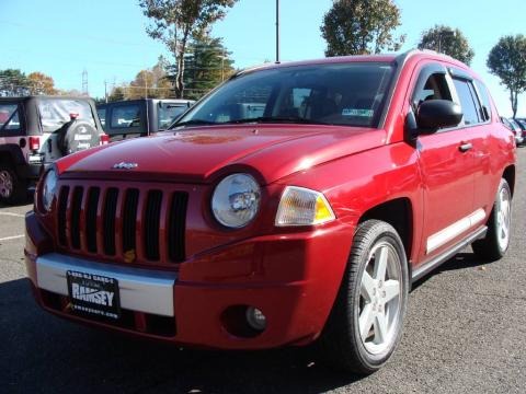 Jeep Compass Rallye Interior. 2007 Inferno Red Crystal Pearlcoat Jeep Compass Limited