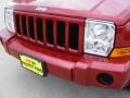 2006 Inferno Red Pearl Jeep Commander   photo #11