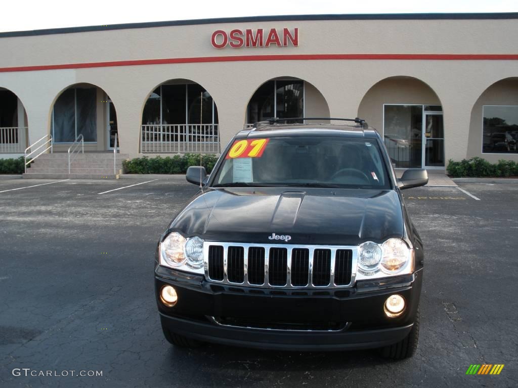 2007 Grand Cherokee Limited - Black / Medium Slate Gray photo #2