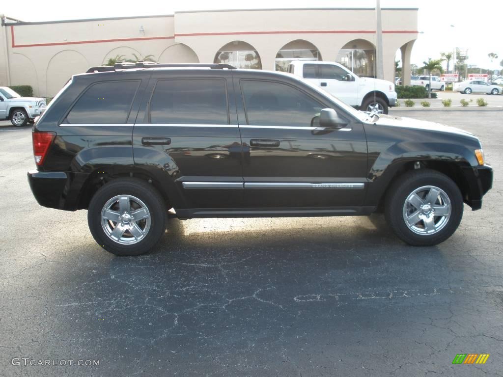 2007 Grand Cherokee Limited - Black / Medium Slate Gray photo #8