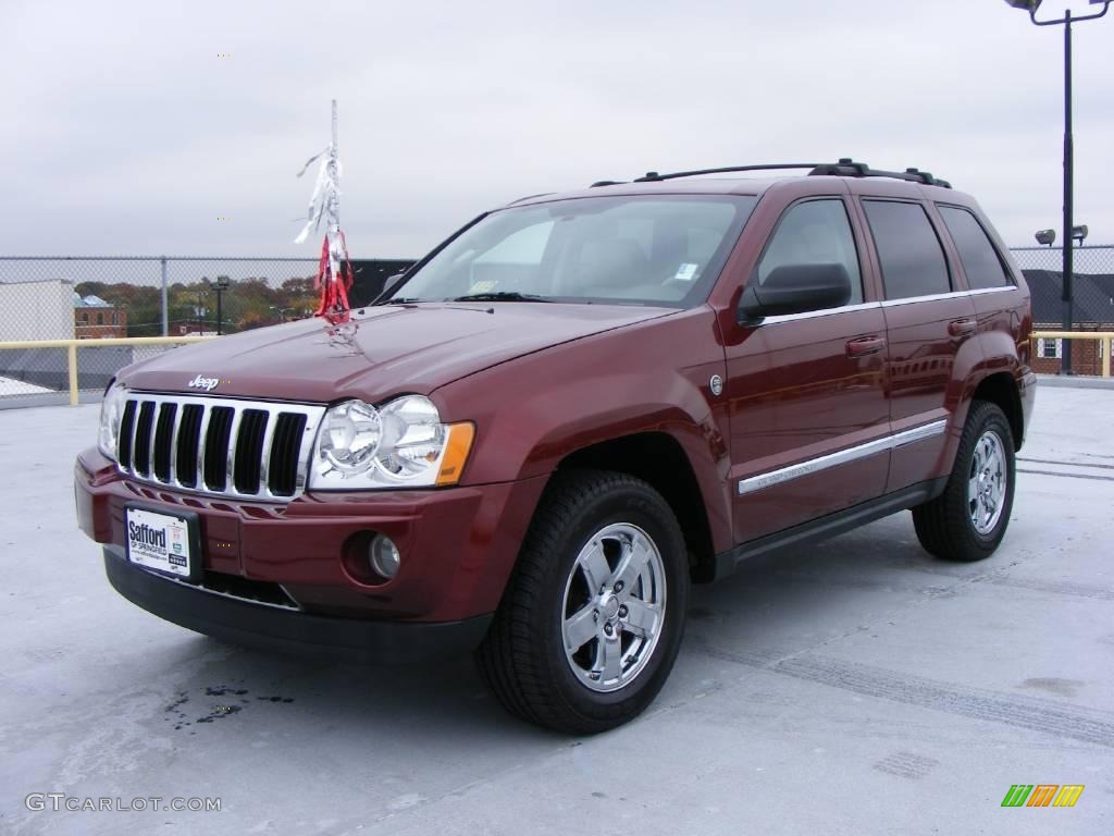 2007 Grand Cherokee Limited 4x4 - Red Rock Crystal Pearl / Dark Khaki/Light Graystone photo #1