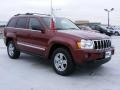 2007 Red Rock Crystal Pearl Jeep Grand Cherokee Limited 4x4  photo #3