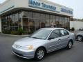 2001 Satin Silver Metallic Honda Civic LX Sedan  photo #1