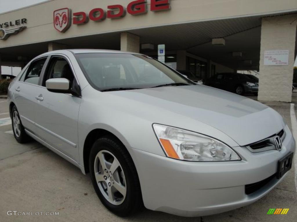 2005 Accord Hybrid Sedan - Silver Frost Metallic / Gray photo #1
