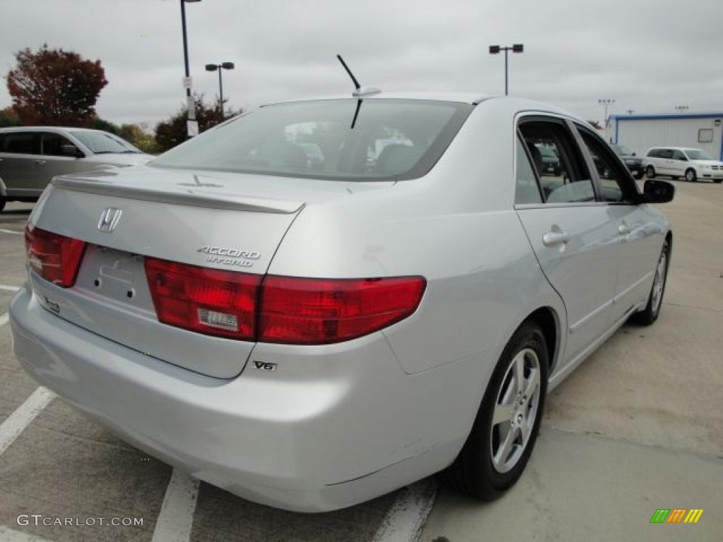 2005 Accord Hybrid Sedan - Silver Frost Metallic / Gray photo #4