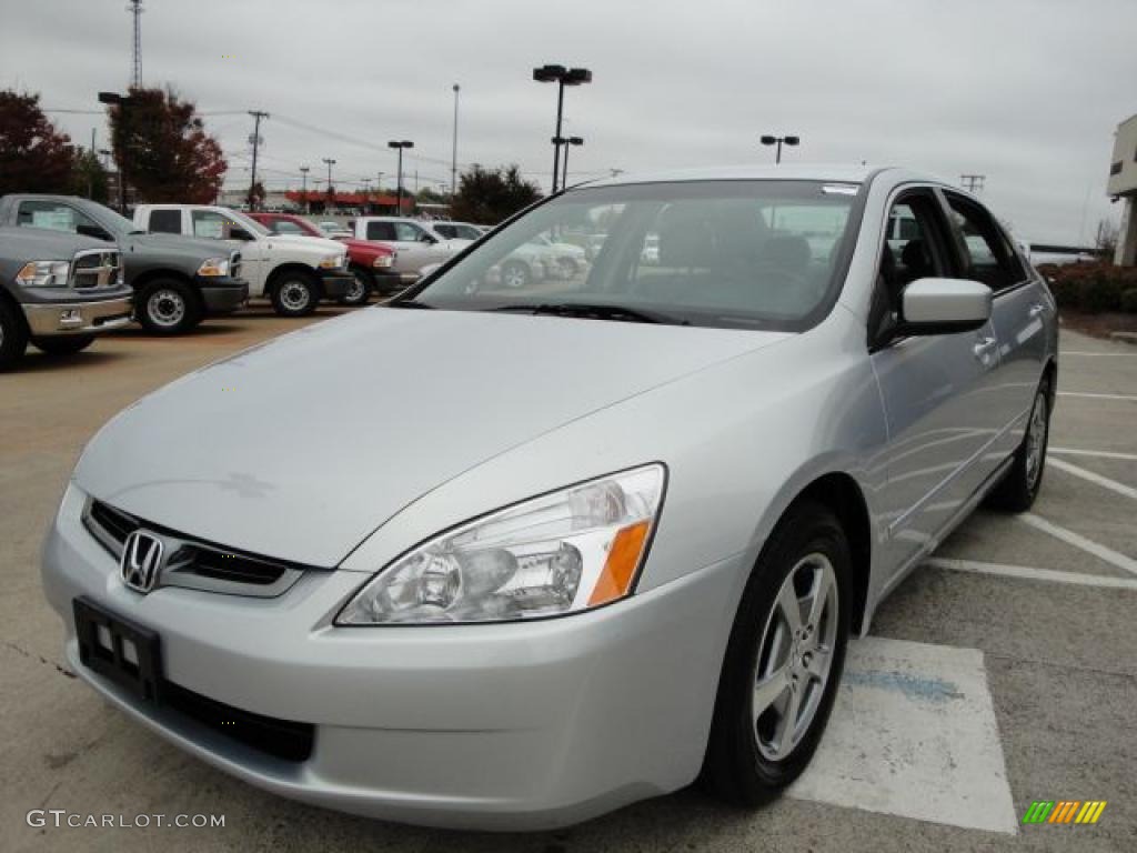 2005 Accord Hybrid Sedan - Silver Frost Metallic / Gray photo #8