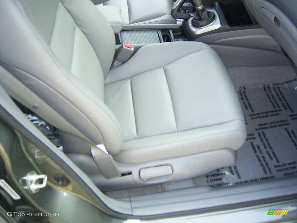 2008 Civic EX-L Sedan - Galaxy Gray Metallic / Gray photo #14