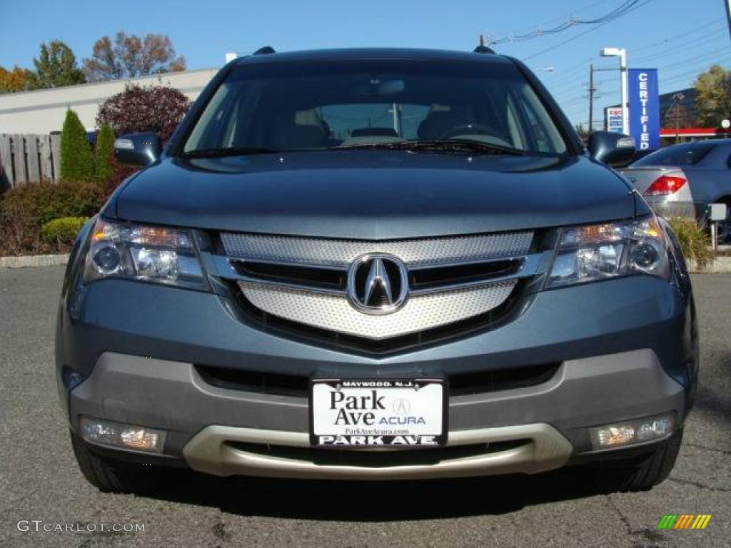 2007 MDX Technology - Steel Blue Metallic / Taupe photo #2