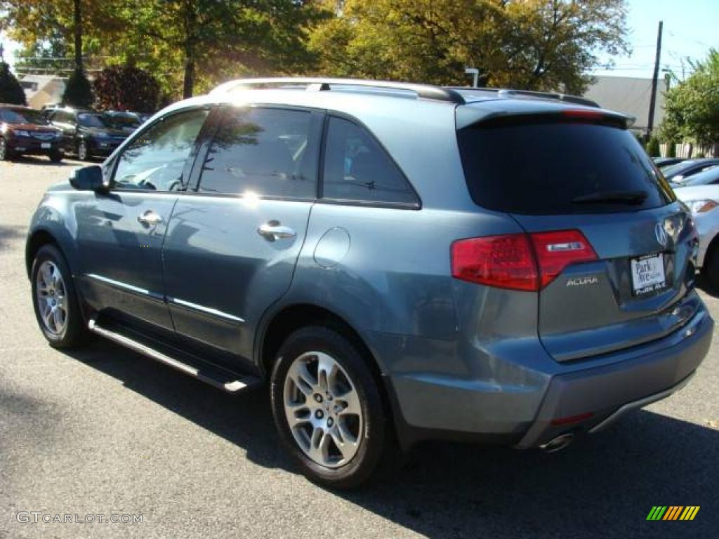 2007 MDX Technology - Steel Blue Metallic / Taupe photo #4