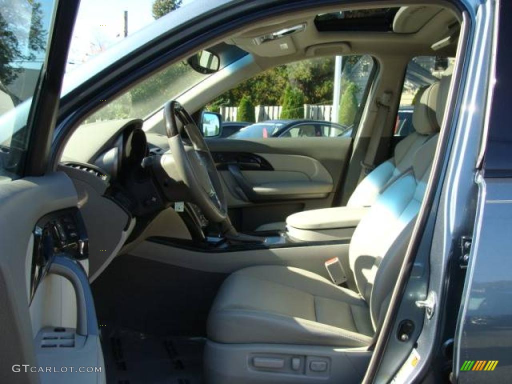 2007 MDX Technology - Steel Blue Metallic / Taupe photo #8