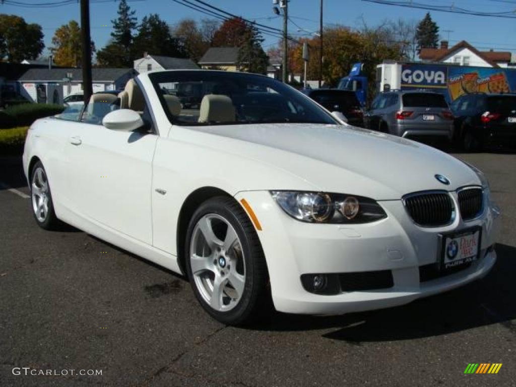 2007 3 Series 328i Convertible - Alpine White / Cream Beige photo #3