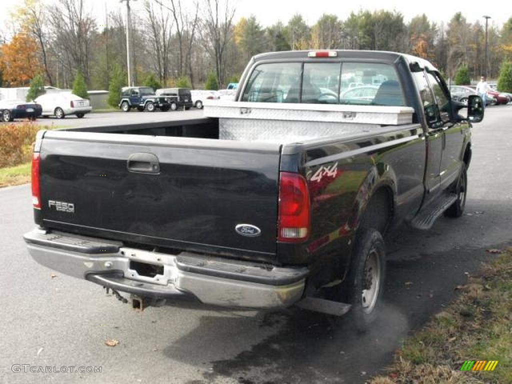 2000 F250 Super Duty XLT Extended Cab 4x4 - Black / Medium Graphite photo #4