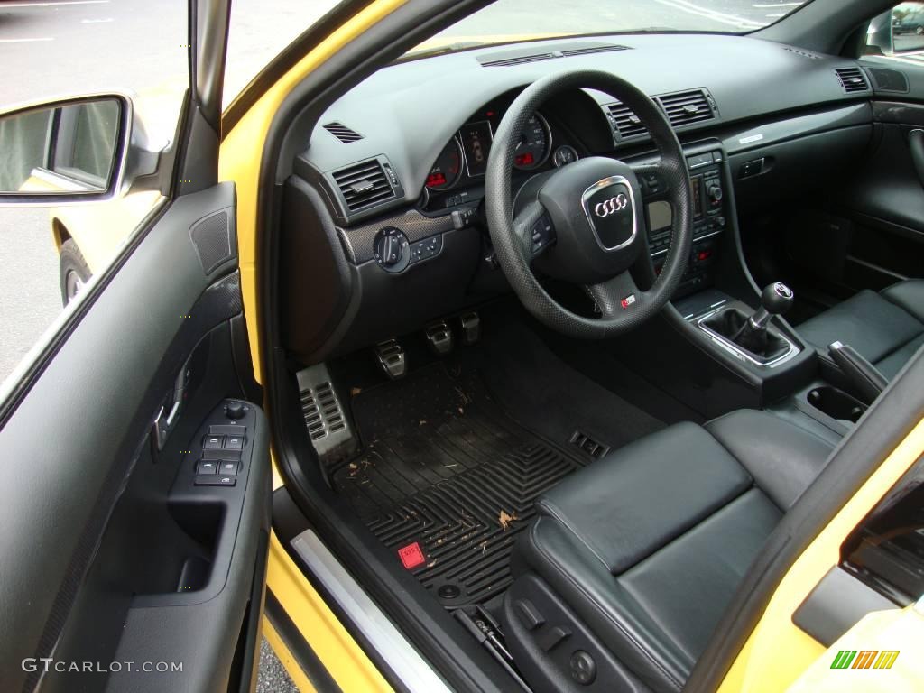 2008 S4 4.2 quattro Sedan - Imola Yellow / Black/Black photo #11