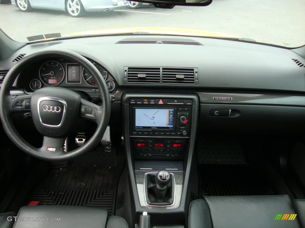 2008 S4 4.2 quattro Sedan - Imola Yellow / Black/Black photo #35