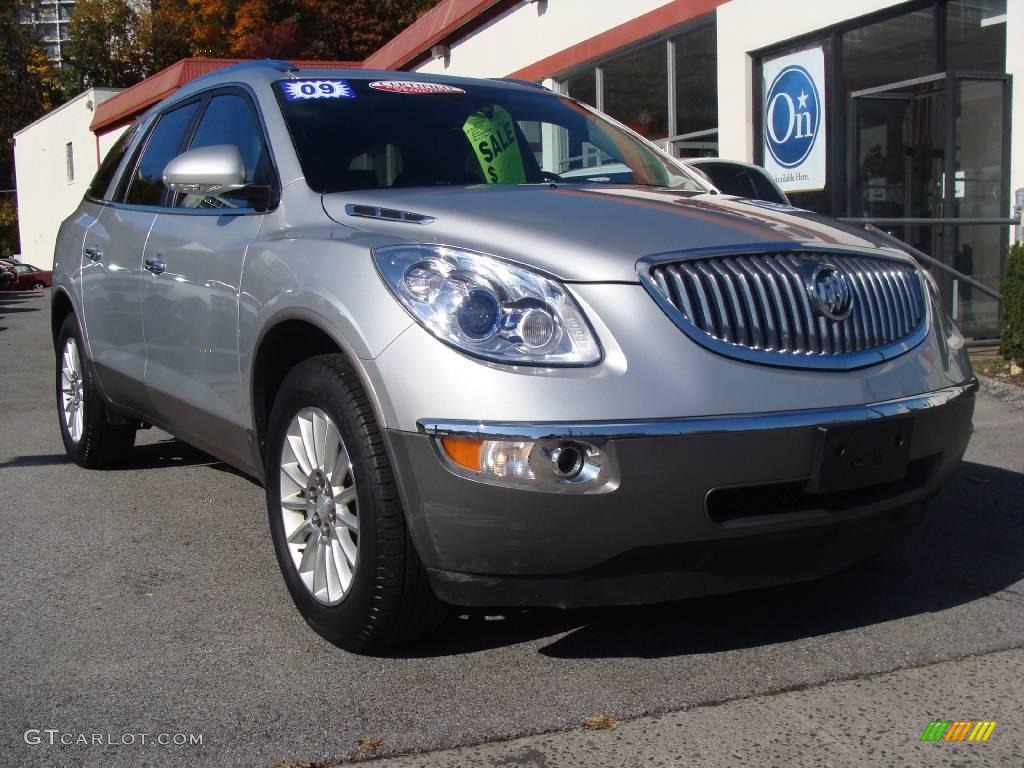 2009 Enclave CXL AWD - Quicksilver Metallic / Ebony Black/Ebony photo #3