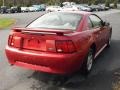 2001 Laser Red Metallic Ford Mustang V6 Coupe  photo #4
