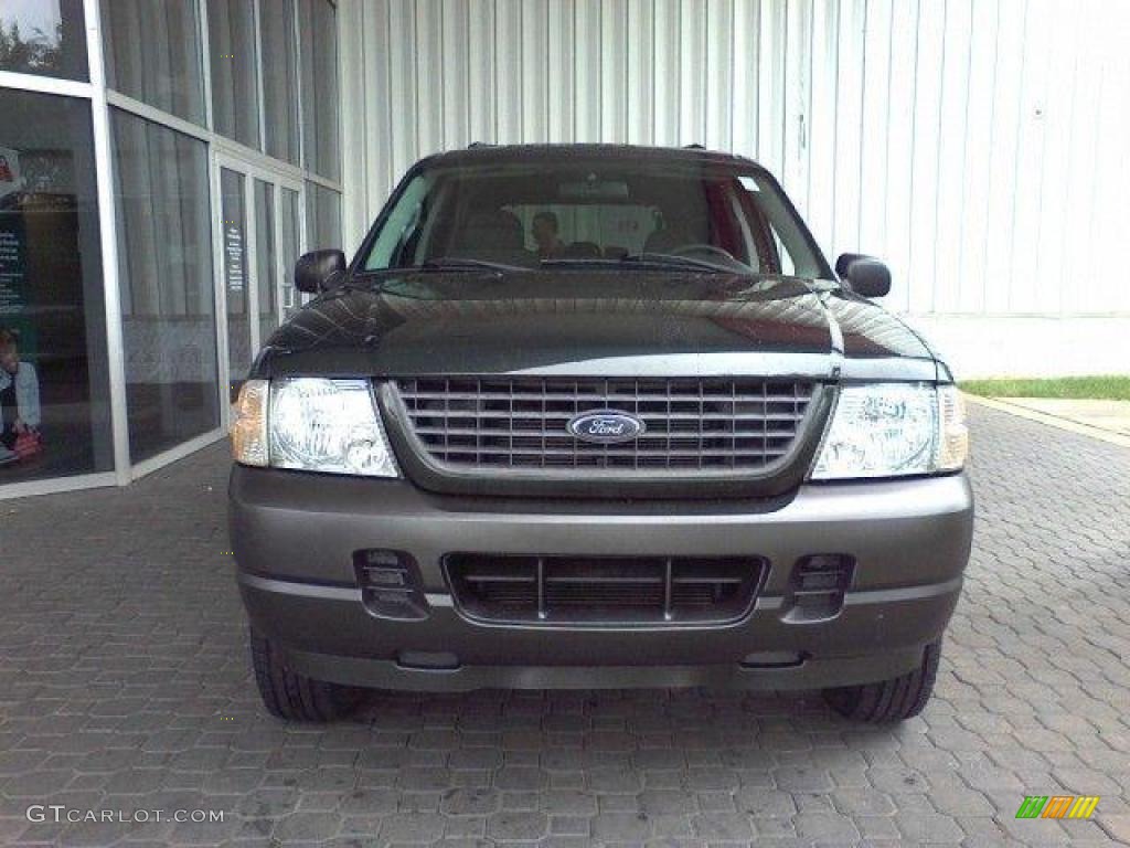 2004 Explorer XLS - Aspen Green Metallic / Gray photo #2
