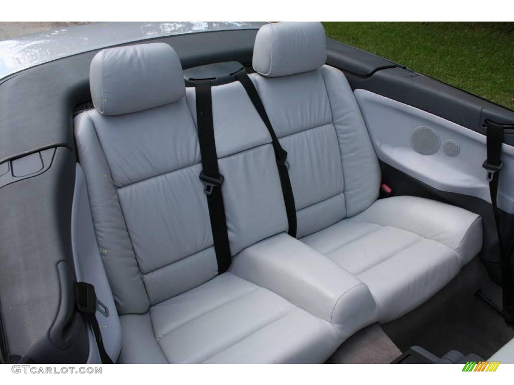 1998 3 Series 323i Convertible - Arctic Silver Metallic / Gray photo #44