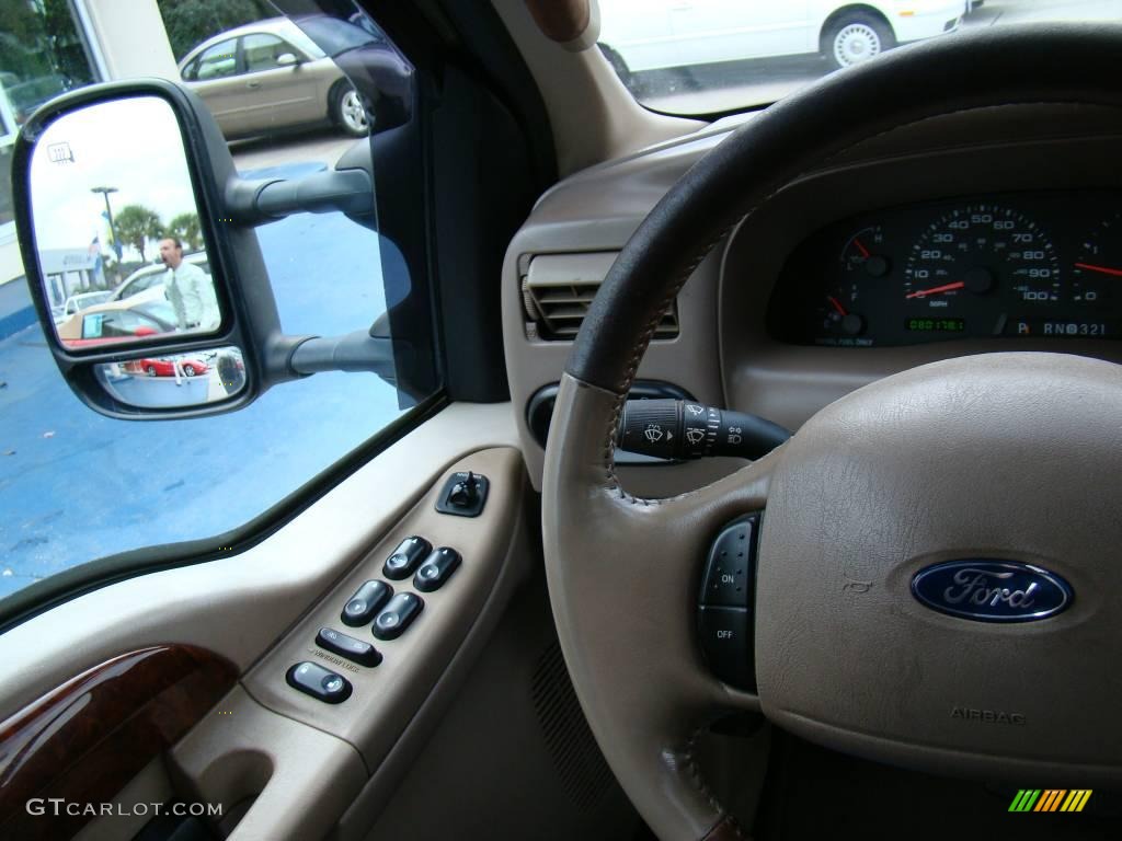 2004 F350 Super Duty King Ranch Crew Cab 4x4 Dually - Estate Green Metallic / Castano Brown Leather photo #18