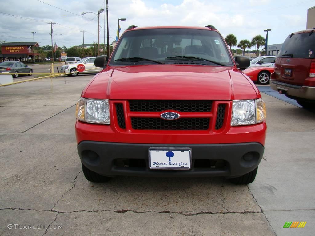 2005 Explorer Sport Trac XLS - Bright Red / Medium Dark Flint photo #3