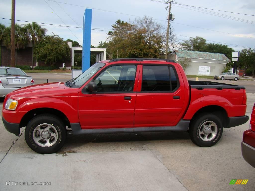 2005 Explorer Sport Trac XLS - Bright Red / Medium Dark Flint photo #5