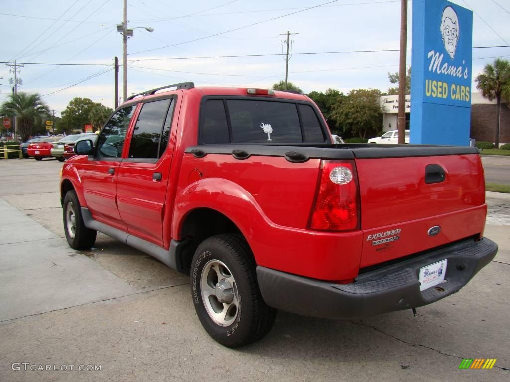 2005 Explorer Sport Trac XLS - Bright Red / Medium Dark Flint photo #6