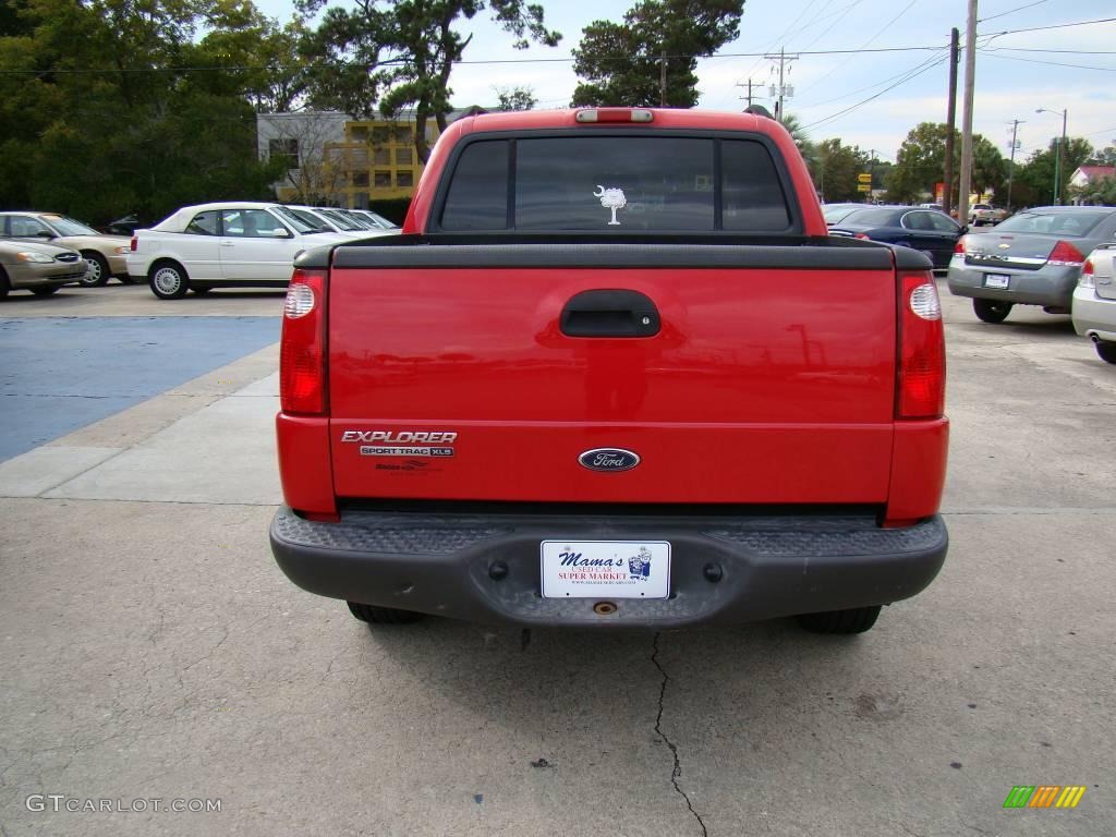 2005 Explorer Sport Trac XLS - Bright Red / Medium Dark Flint photo #7
