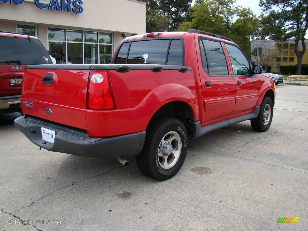 2005 Explorer Sport Trac XLS - Bright Red / Medium Dark Flint photo #8