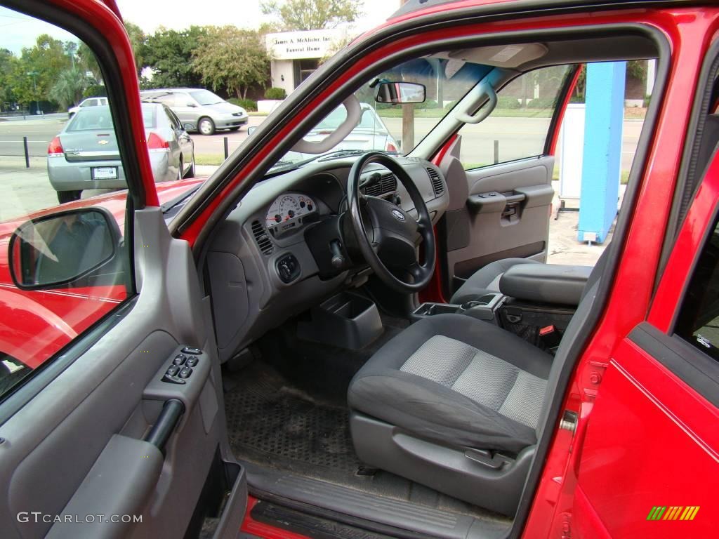 2005 Explorer Sport Trac XLS - Bright Red / Medium Dark Flint photo #9