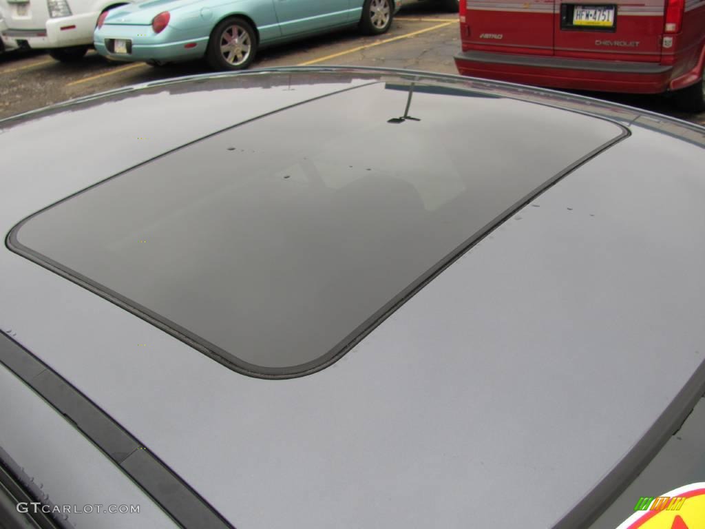 2001 3 Series 325i Sedan - Steel Grey Metallic / Black photo #7