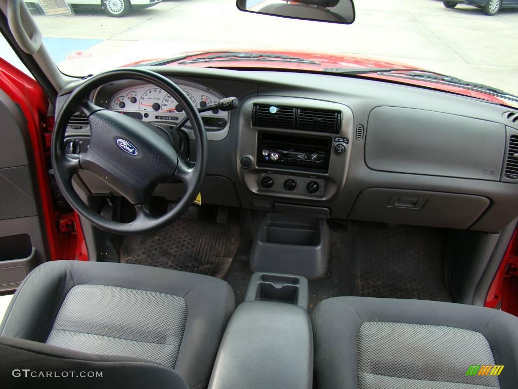 2005 Explorer Sport Trac XLS - Bright Red / Medium Dark Flint photo #13