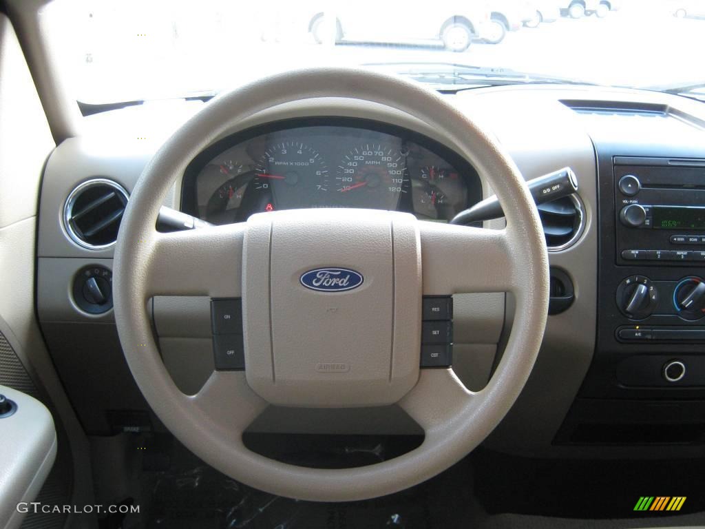 2005 F150 XLT SuperCrew - Oxford White / Tan photo #20