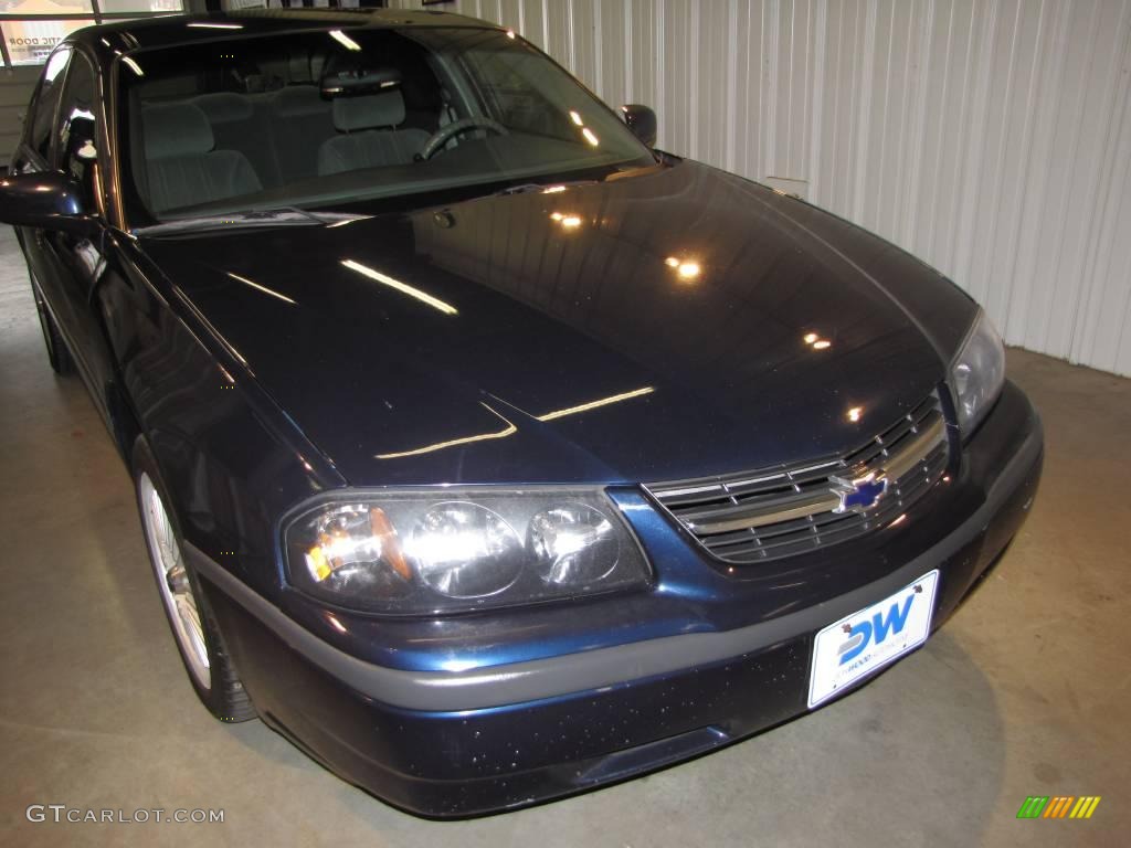 2002 Impala  - Navy Blue Metallic / Medium Gray photo #1