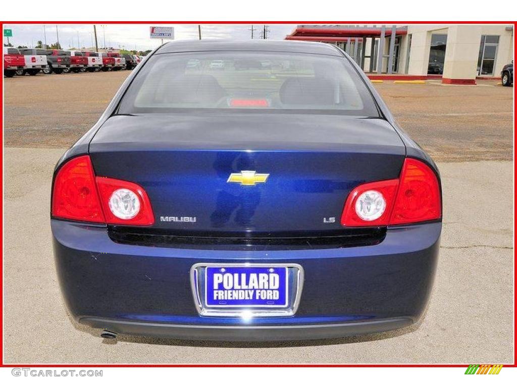 2008 Malibu LS Sedan - Imperial Blue Metallic / Cocoa/Cashmere Beige photo #4
