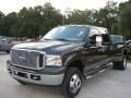 2007 Dark Stone Metallic Ford F350 Super Duty Lariat Crew Cab 4x4 Dually  photo #7