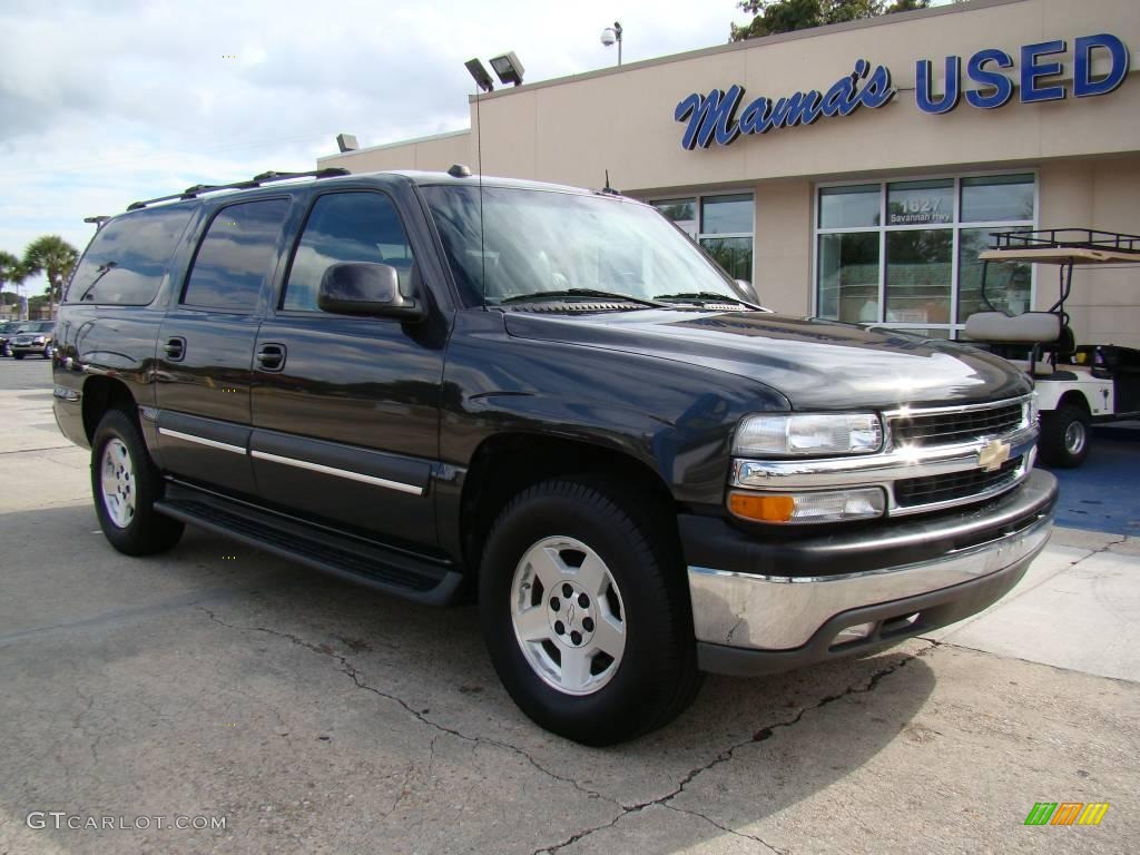 2004 Suburban 1500 - Black / Tan/Neutral photo #2