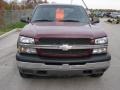 2003 Dark Carmine Red Metallic Chevrolet Silverado 1500 LS Crew Cab 4x4  photo #6