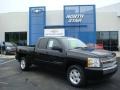 2008 Black Chevrolet Silverado 1500 LT Extended Cab 4x4  photo #1