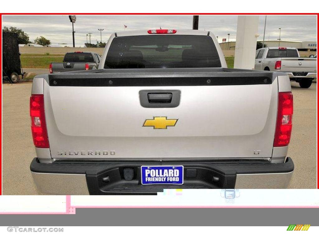 2008 Silverado 1500 LT Extended Cab - Silver Birch Metallic / Dark Titanium photo #4