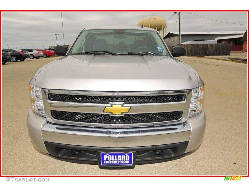 2008 Silverado 1500 LT Extended Cab - Silver Birch Metallic / Dark Titanium photo #11