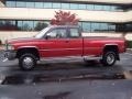 1996 Colorado Red Dodge Ram 3500 Laramie Extended Cab Dually 4x4  photo #4