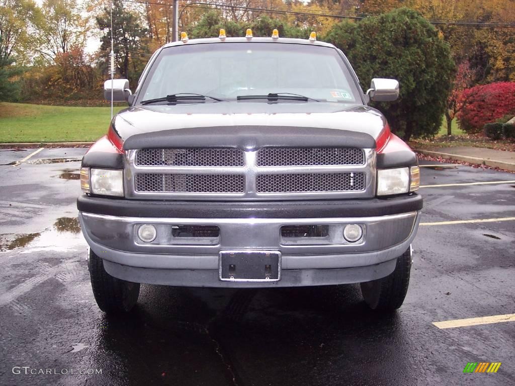 1996 Ram 3500 Laramie Extended Cab Dually 4x4 - Colorado Red / Gray photo #10