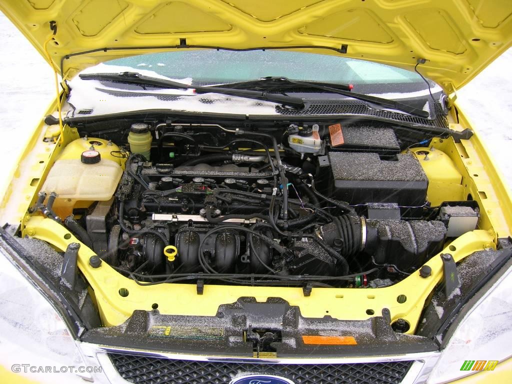 2005 Focus ZX5 SES Hatchback - Egg Yolk Yellow / Charcoal/Charcoal photo #11
