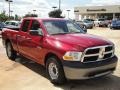 2010 Inferno Red Crystal Pearl Dodge Ram 1500 ST Quad Cab  photo #7